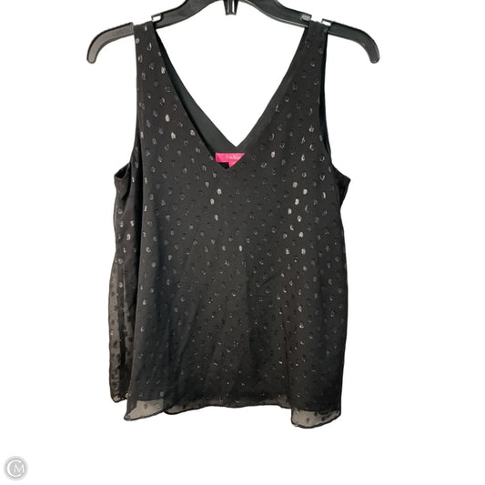 Top Sleeveless Designer By Lilly Pulitzer In Black, Size: Xs