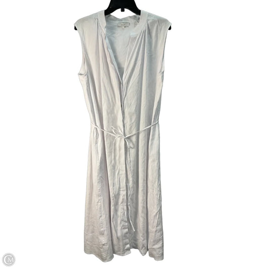 Dress Casual Maxi By Vince In White, Size: L