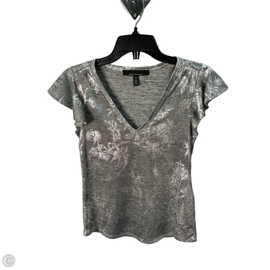 Top Sleeveless By White House Black Market In Silver, Size: Xs