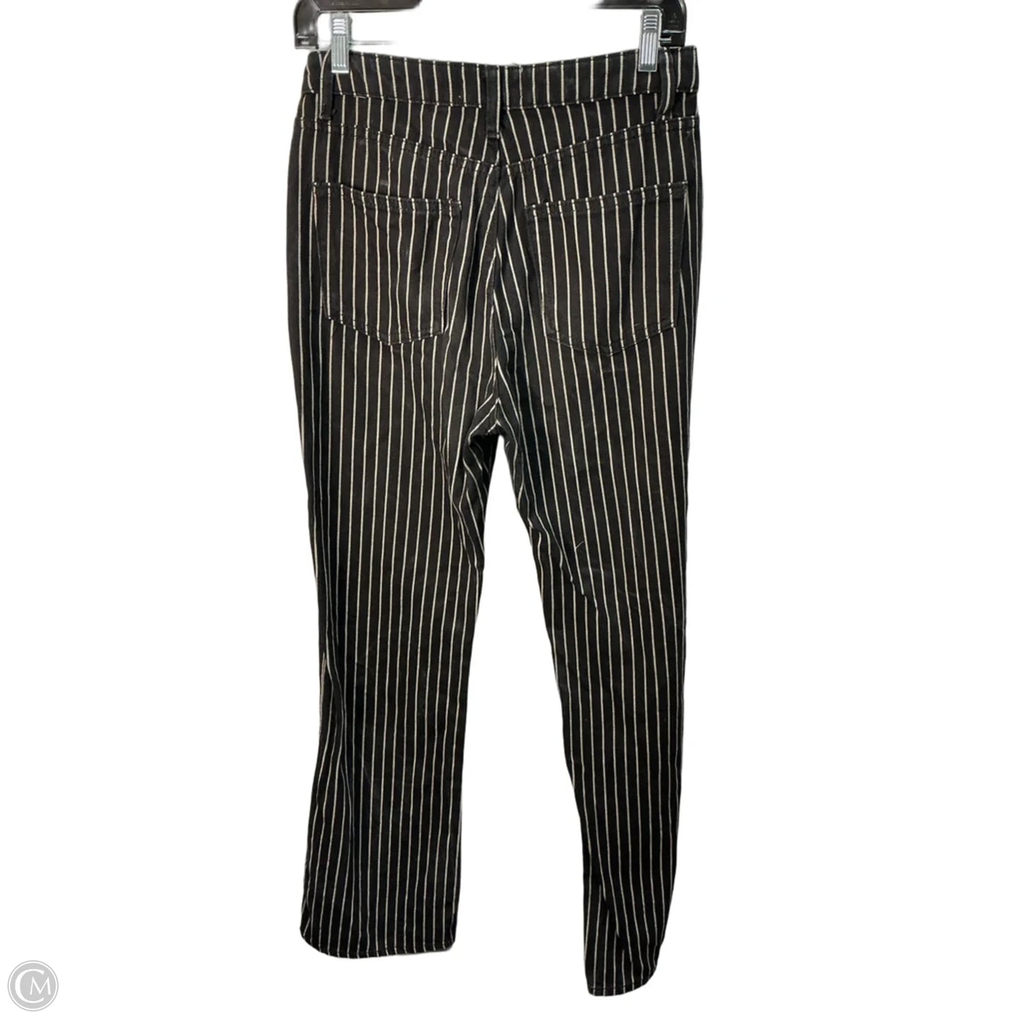 Jeans Wide Leg By Reformation In Black & White, Size: 4