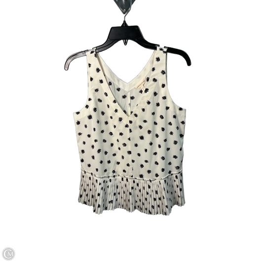 Top Sleeveless By Rebecca Taylor In Beige, Size: Xl