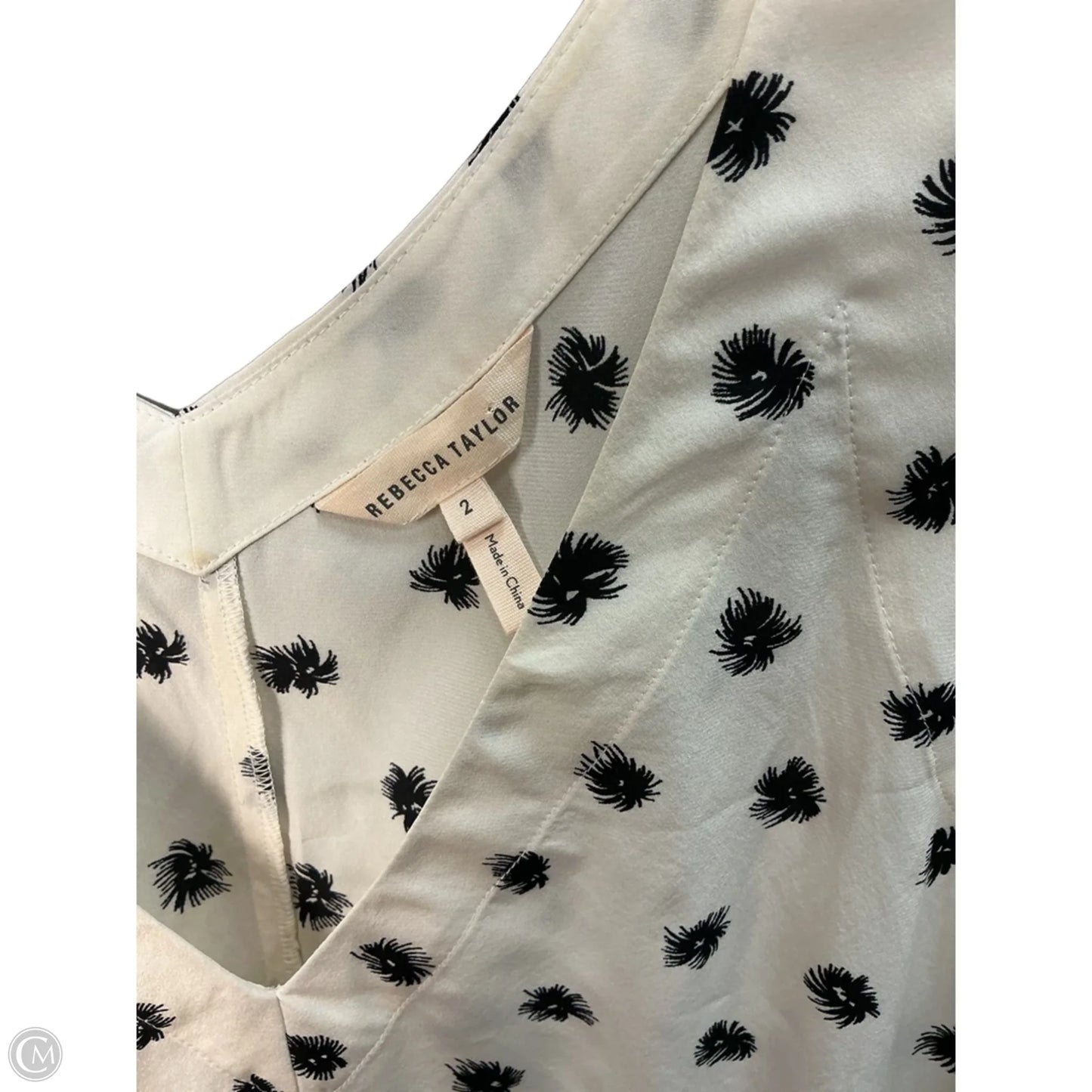 Top Sleeveless By Rebecca Taylor In Beige, Size: Xl