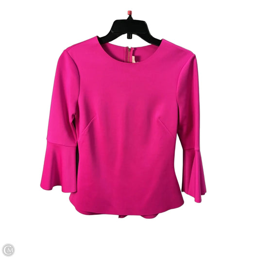 Top Long Sleeve By Ted Baker In Pink, Size: SMALL