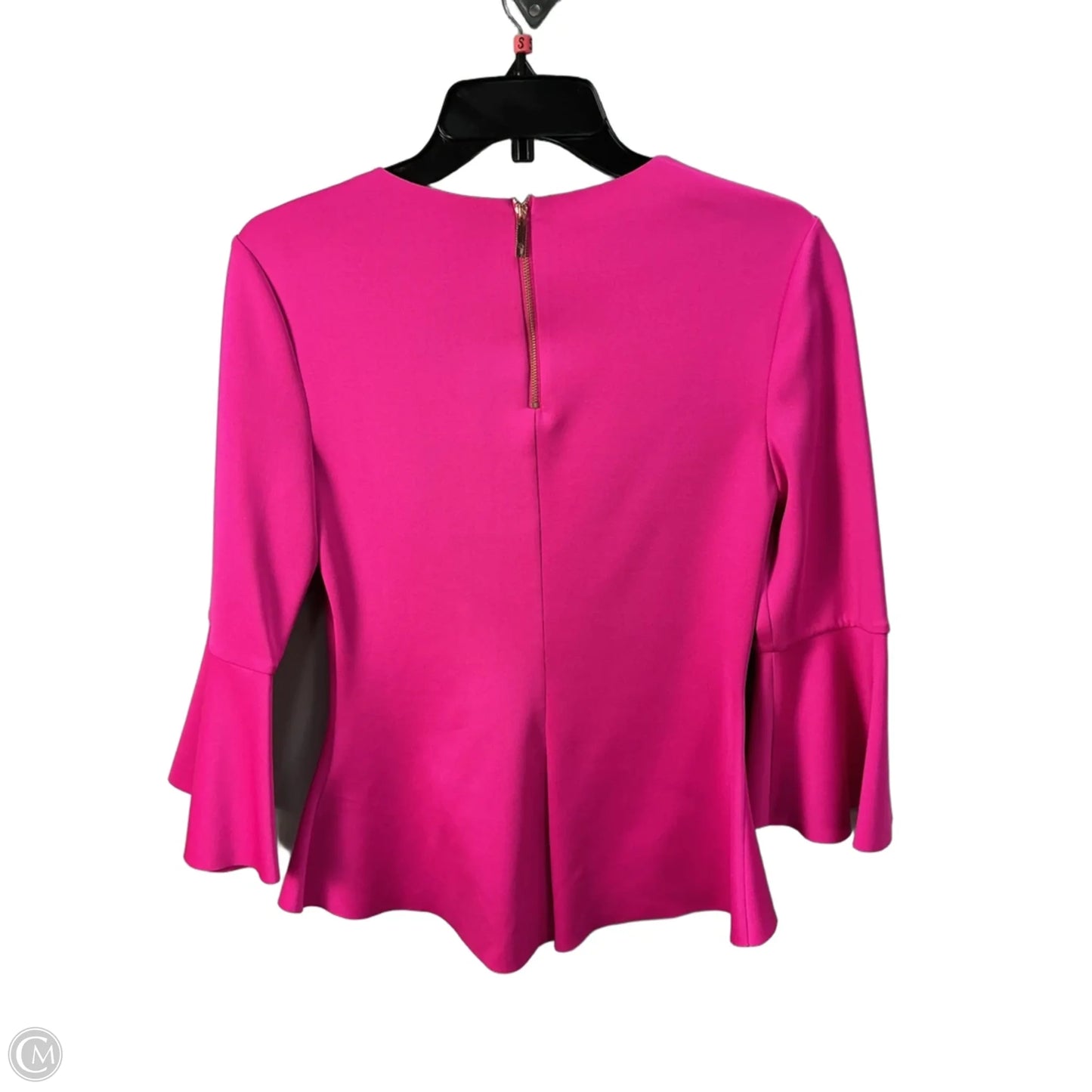 Top Long Sleeve By Ted Baker In Pink, Size: SMALL