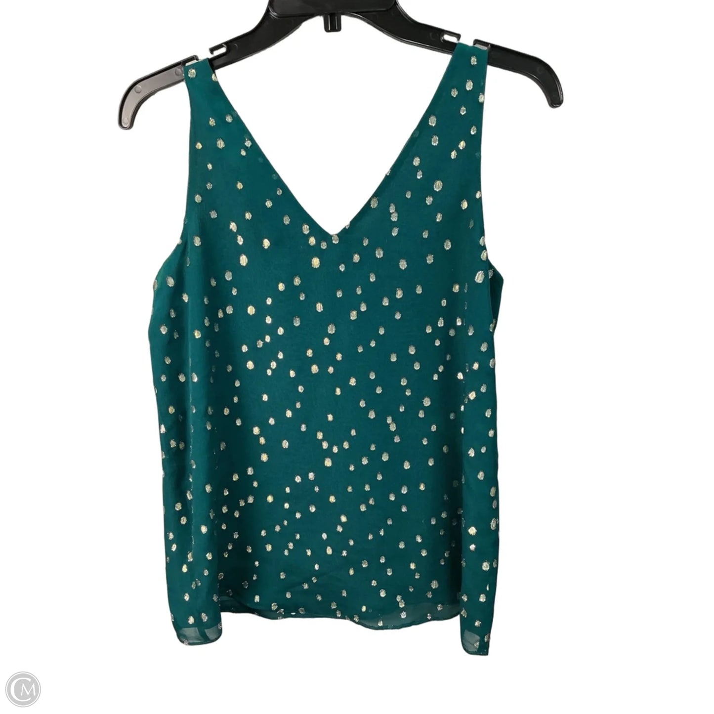 Top Sleeveless Designer By Lilly Pulitzer In Green, Size: Xs