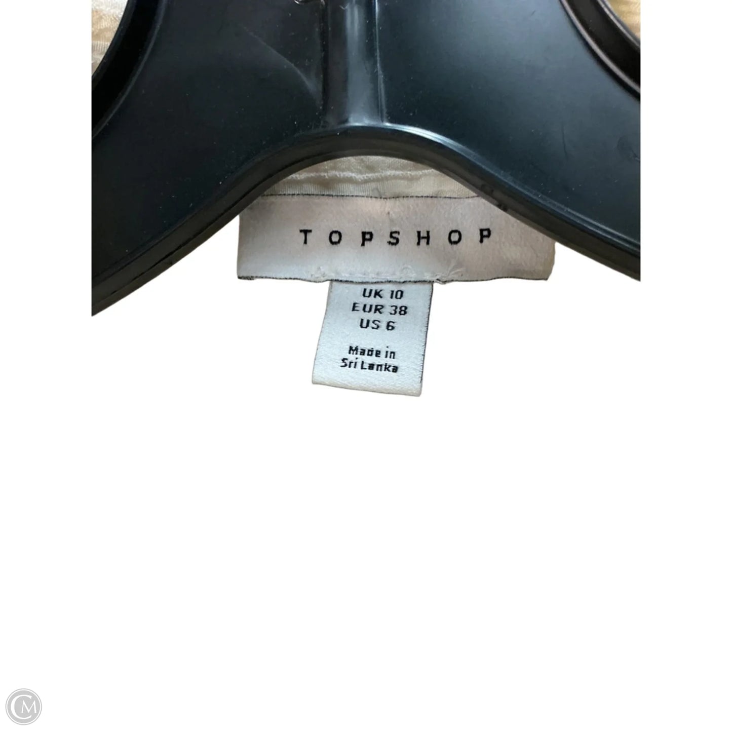 Top Long Sleeve By Top Shop In Yellow, Size: 6