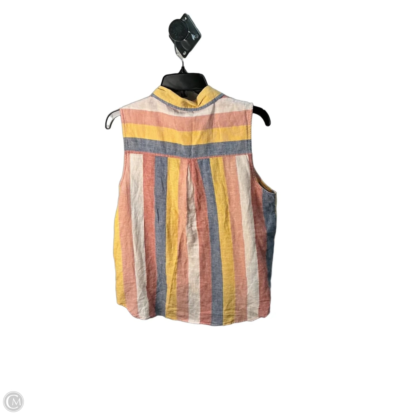 Top Sleeveless By Beachlunchlounge In Striped Pattern, Size: M