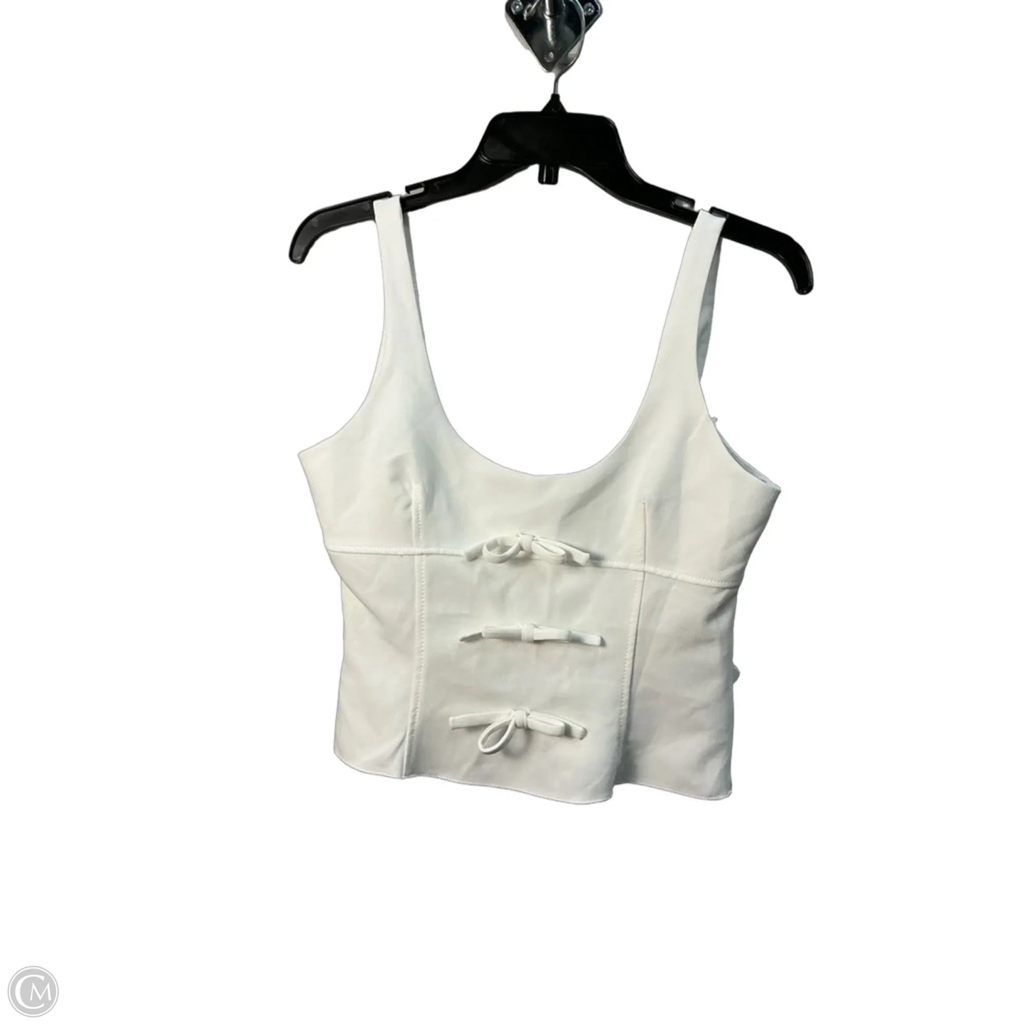 Top Sleeveless By Zara In White, Size: S