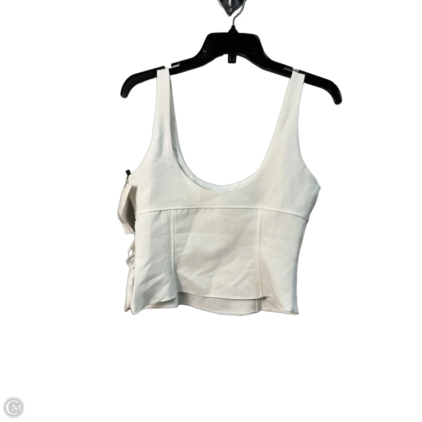 Top Sleeveless By Zara In White, Size: S