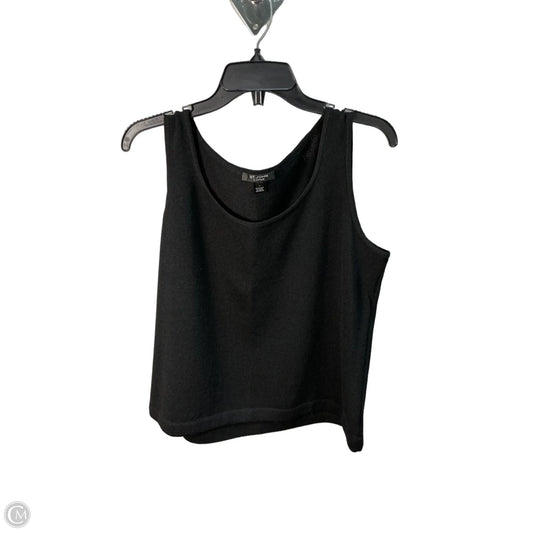 Top Sleeveless By St. John In Black, Size: L