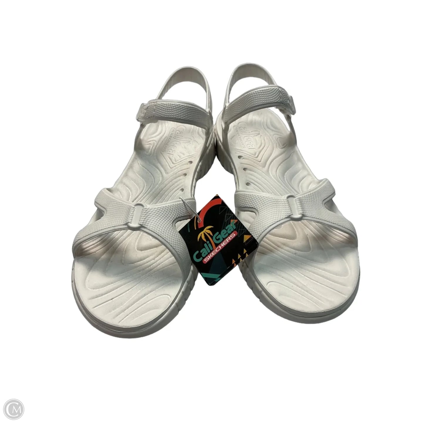 Sandals Flats By Skechers In White, Size: 9