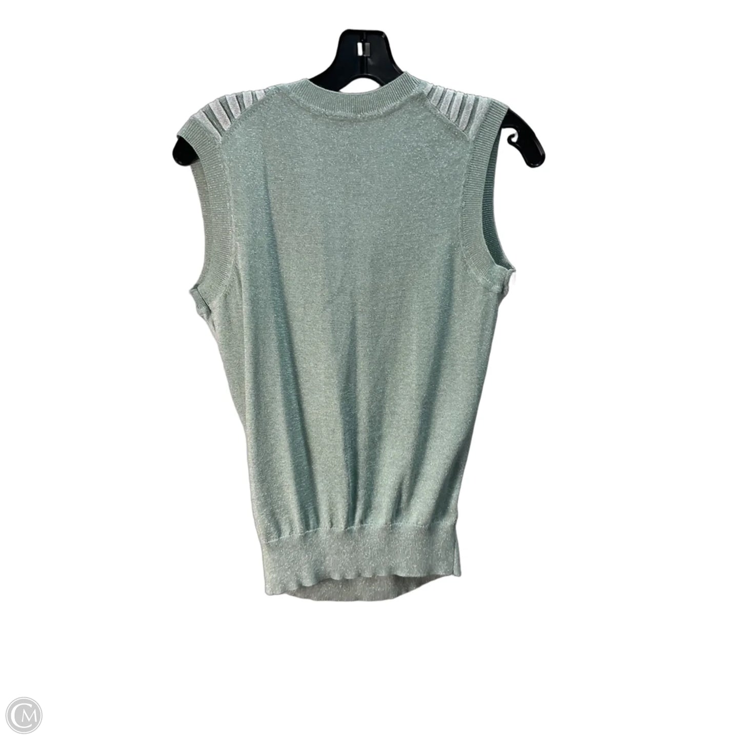 Top Sleeveless By Ted Baker In Green, Size: M