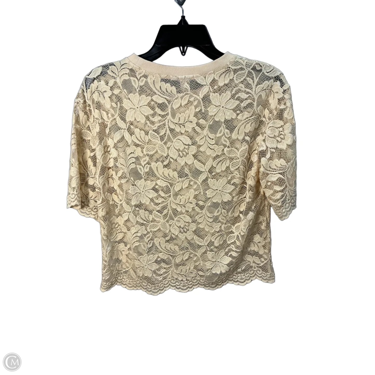 Top Short Sleeve By Dolan Left Coast In Beige, Size: Xs