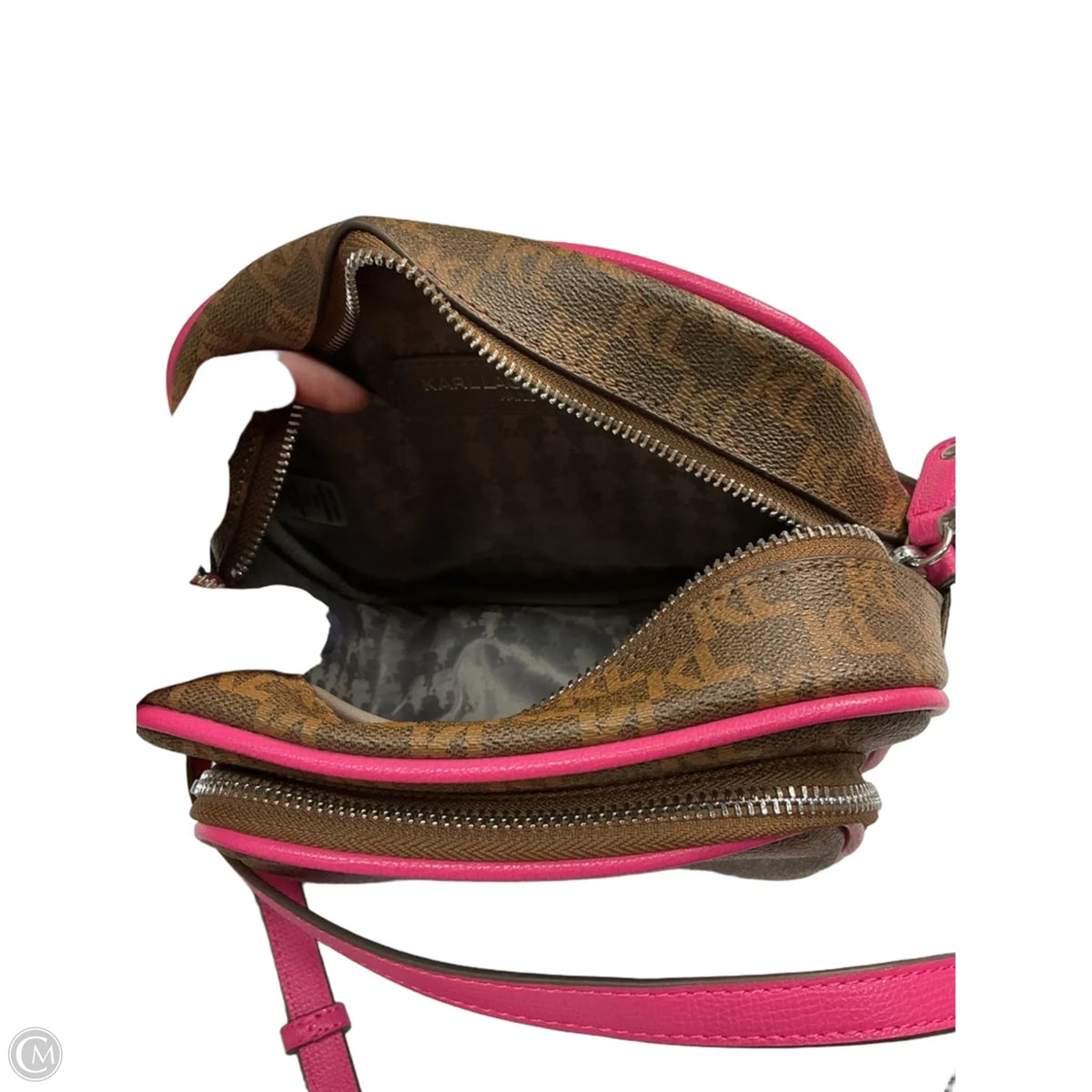Crossbody Designer By Karl Lagerfeld, Size: Medium